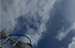 Drone có thể tạo vùng phủ sóng bán kính 6 km, phục vụ công tác cứu hộ, cứu nạn 
