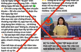 Facebook ‘Bộ Tài Chính – Cổng Tiếp nhận hồ sơ’ có tích xanh là giả mạo 