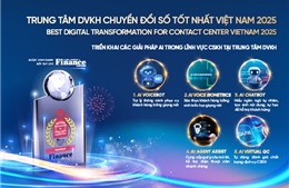 VietinBank đạt giải thưởng &#39;Trung tâm Dịch vụ Khách hàng chuyển đổi số tốt nhất Việt Nam 2025&#39;