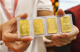 Giá vàng SJC vẫn đắt hơn quốc tế hơn 20 triệu đồng/lượng