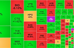 VN-Index liên tục có những nhịp giằng co, VN-Index tăng 11,95 điểm