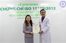 Bệnh viện đầu tiên tại Đà Nẵng đạt chứng nhận ISO quốc tế về chất lượng xét nghiệm