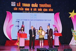Nu Skin Việt Nam nhận giải “Sản phẩm vàng vì sức khỏe cộng đồng” 2019