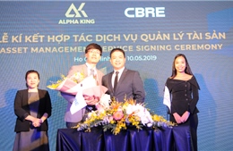 Lễ ký kết hợp tác – Dịch vụ Quản lý tài sản, độc quyền cho dự án Alpha City – Giai đoạn 2 cùng CBRE