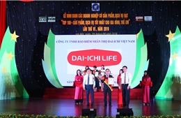 Dai-ichi Việt Nam được vinh danh trong “Top 100 Sản phẩm Dịch vụ tốt nhất cho Gia đình và Trẻ em” năm 2019