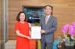 Ngân hàng Shinhan nhận giải thưởng ‘Dịch vụ chất lượng toàn cầu 2018’