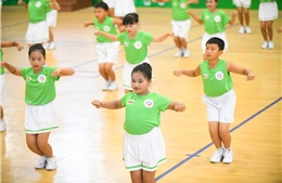 Hàng trăm học sinh Phú Yên tham gia Hội thi Thể dục và Võ cổ truyền