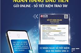 SCB là ngân hàng đầu tiên gửi online sổ tiết kiệm trao tay - nay có thể dễ dàng nhận ngay sổ qua SMS