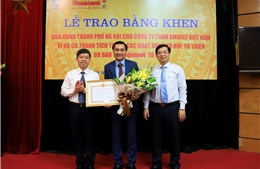 Amway Việt Nam nhận bằng khen của TP Hà Nội, tỉnh Lạng Sơn