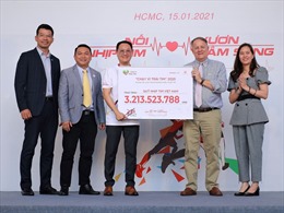 Hơn 3 tỷ đồng được quyên góp từ ‘Chạy vì trái tim 2020’
