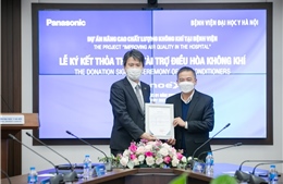 Panasonic khởi động dự án ‘Nâng cao chất lượng không khí tại bệnh viện’