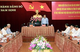 Nam Định đưa nghị quyết của Đảng vào cuộc sống
