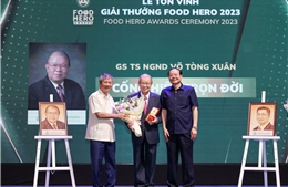 Giáo sư Võ Tòng Xuân được vinh danh Anh hùng thực phẩm Food Hero