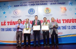 PC Quảng Ngãi được trao giải Nhất Hội thi Sáng tạo Kỹ thuật tỉnh lần thứ 13