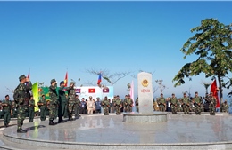Lễ chào cột mốc và chứng kiến tuần tra chung 3 nước Việt Nam-Lào-Campuchia
