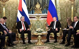 Nga và Cuba khẳng định quan hệ đồng minh chiến lược