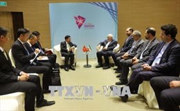 Bộ trưởng Ngoại giao Phạm Bình Minh hội đàm với người đồng cấp Nhật Bản và Iran