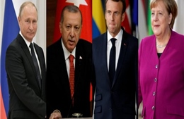 Bắt đầu Hội nghị thượng đỉnh Nga, Pháp, Đức, Thổ Nhĩ Kỳ bàn về Syria 