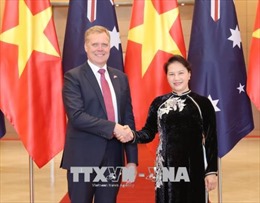 Chủ tịch Quốc hội Nguyễn Thị Kim Ngân đón, hội đàm với Chủ tịch Hạ viện Australia
