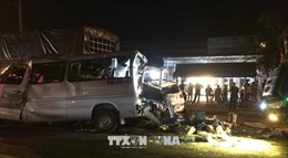 Tai nạn giao thông liên hoàn, 1 người chết, 11 người bị thương