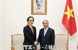 Thủ tướng Nguyễn Xuân Phúc tiếp Chủ tịch Tổ chức Xúc tiến thương mại Nhật Bản