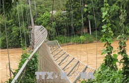 Nguyên nhân ban đầu sự cố tụt cáp cầu treo ở Sơn La