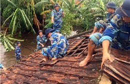 Ứng phó với bão số 4: Quân đội sẵn sàng lực lượng hỗ trợ nhân dân 