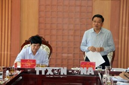 Trưởng ban Nội chính TW làm việc tại tỉnh Quảng Nam về phòng chống tham nhũng