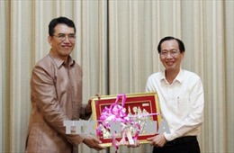 Lãnh đạo TP Hồ Chí Minh tiếp đoàn cán bộ Bộ Khoa học và Công nghệ Lào