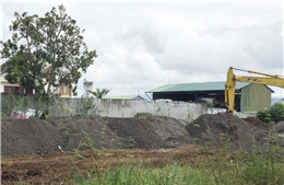 Kiểm tra bãi tập kết chất thải từ dự án bauxite Tân Rai, Lâm Đồng