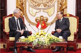 Phó Thủ tướng Thường trực Trương Hòa Bình tiếp Phó Thủ tướng Singapore 