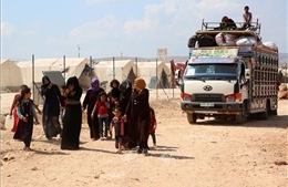 Hàng nghìn người Syria trở về Idlib sau thỏa thuận thiết lập khu phi quân sự