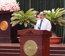 Khai mạc Hội nghị lần thứ 18 Ban Chấp hành Đảng bộ TP Hồ Chí Minh khóa X