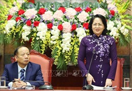 Quyền Chủ tịch nước Đặng Thị Ngọc Thịnh gặp mặt đại biểu doanh nghiệp nhỏ và vừa