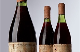 Đấu giá lô rượu vang được sản xuất vào mùa nho cuối cùng trong Thế chiến II