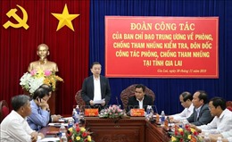 Thượng tướng Tô Lâm kiểm tra công tác phòng, chống tham nhũng tại Gia Lai