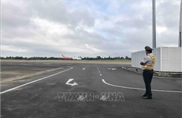 Trám vá xong đường băng, tìm thấy lốp máy bay Vietjet Air bị sự cố tại Buôn Ma Thuột