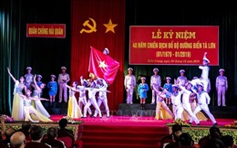 Trọng thể lễ kỷ niệm 40 năm Chiến dịch đổ bộ đường biển Tà Lơn