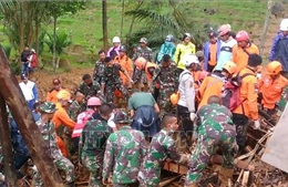 Thêm hàng chục người thiệt mạng do sạt lở đất tại Indonesia