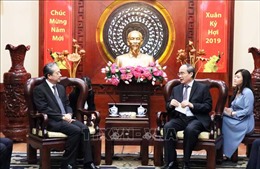 Bí thư Thành ủy TP Hồ Chí Minh Nguyễn Thiện Nhân tiếp Đại sứ Trung Quốc
