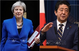 Thủ tướng Anh Theresa May và Thủ tướng Nhật Bản Shinzo Abe hội đàm