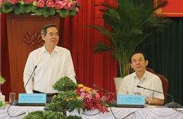 Đoàn khảo sát Tiểu ban Văn kiện và Tiểu ban Điều lệ Đại hội XIII làm việc tại Đồng Nai