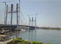 Ai Cập khánh thành cây cầu treo rộng nhất thế giới