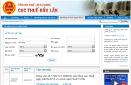 Cục Thuế tỉnh Đắk Lắk khẳng định không bán tài liệu về chính sách, pháp luật về thuế