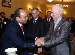 Thủ tướng gặp gỡ Hội hữu nghị Nga - Việt và Hội Cựu chiến binh Nga thời chiến tranh tại Việt Nam