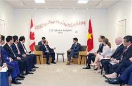 Thủ tướng Nguyễn Xuân Phúc gặp gỡ song phương với các lãnh đạo thế giới