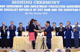 Truyền thông quốc tế đưa tin Việt Nam và EU ký hai hiệp định thương mại và đầu tư