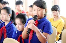 Đại biểu Quốc hội đối thoại, lắng nghe ý kiến của trẻ em ở Lai Châu 