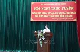 Các địa phương tổ chức thông báo kết quả Hội nghị Trung ương lần thứ 10