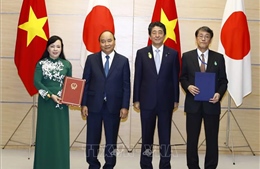 Lễ trao đổi các văn kiện hợp tác Việt Nam - Nhật Bản